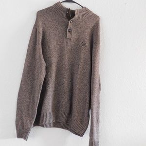 Chaps Brown Pullover Sweater
